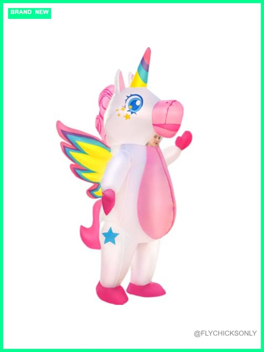 Inflatable Unicorn Costume Adult Funny Halloween Blow Up Suit Cosplay for Women